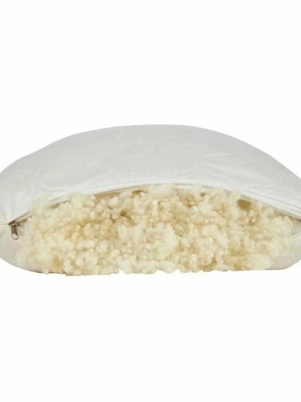 Sleep & Beyond myWoolly Standard Pillow 100% Natural, Adjustable & Washable Wool